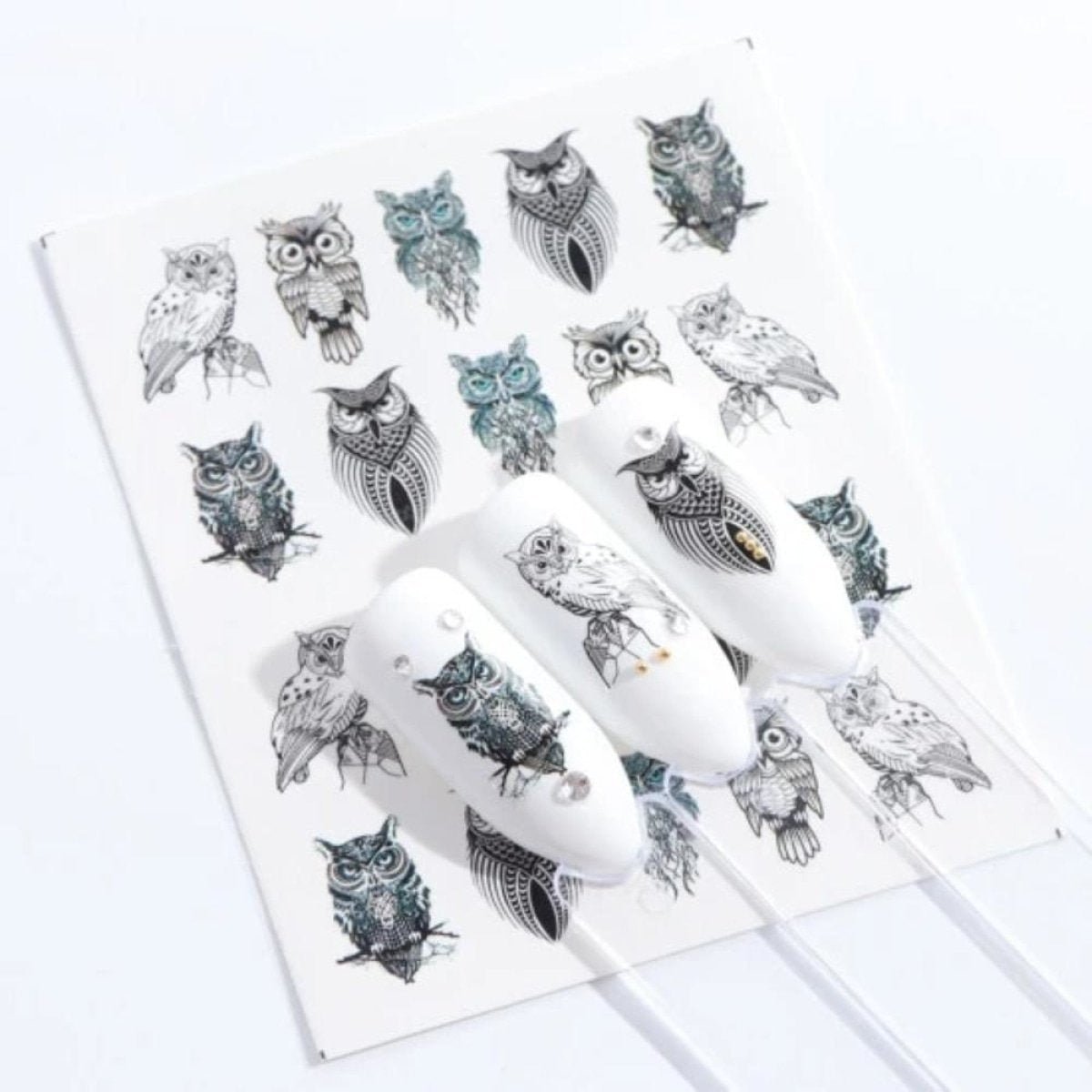 1 Sheet Nail Water Transfer Sticker Cartoon Flamingo Cute Animal Designs Nail Art Slider Manicure - STZ670 - Asia Sell