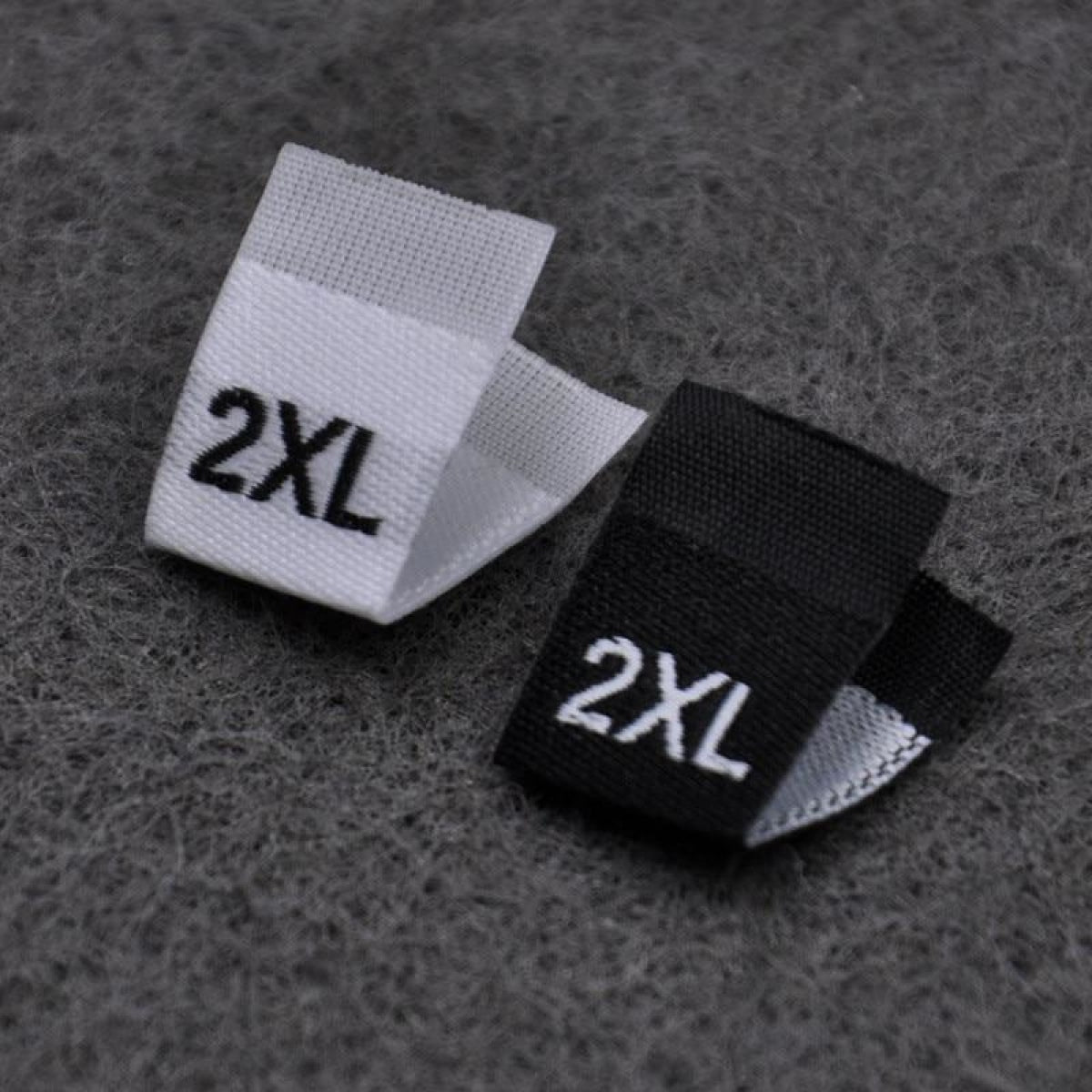 10-100pcs Clothing Size Label Tags XS S M L XL 2XL 3XL 4XL Black Text White Garment Clothes T Shirt Dress Fabric - 2XL Black - - Asia Sell