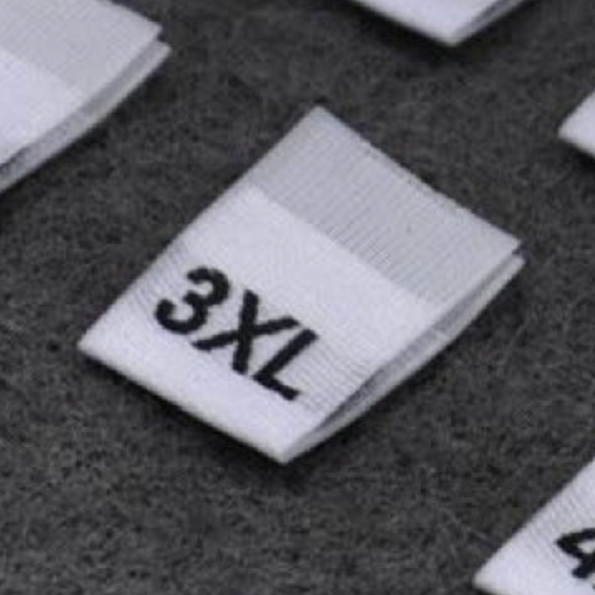 3XL Clothing Size Tag
