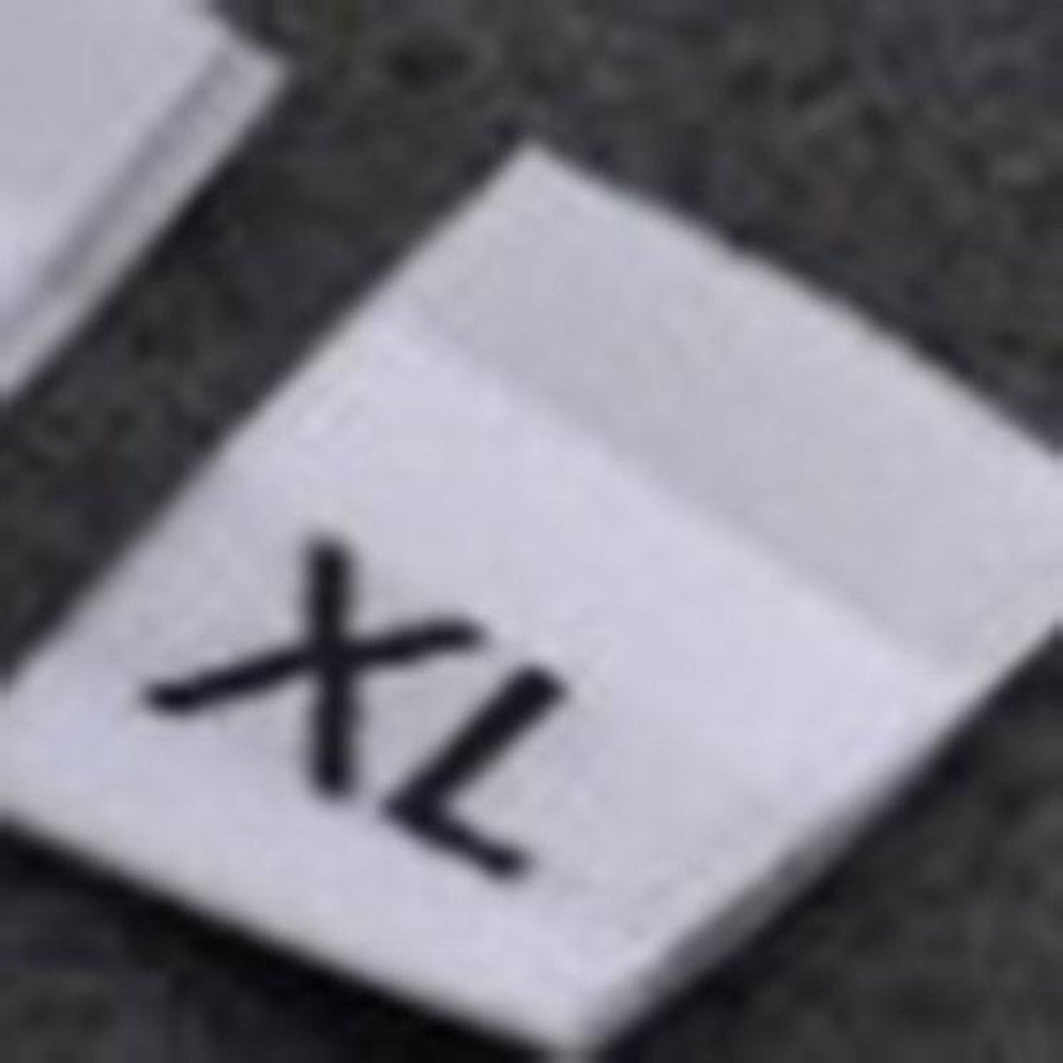 100pcs Clothing Size Label Tags XS S M L XL 2XL 3XL 4XL Black Text White Garment Clothes T Shirt Dress Fabric - XL White - Asia Sell