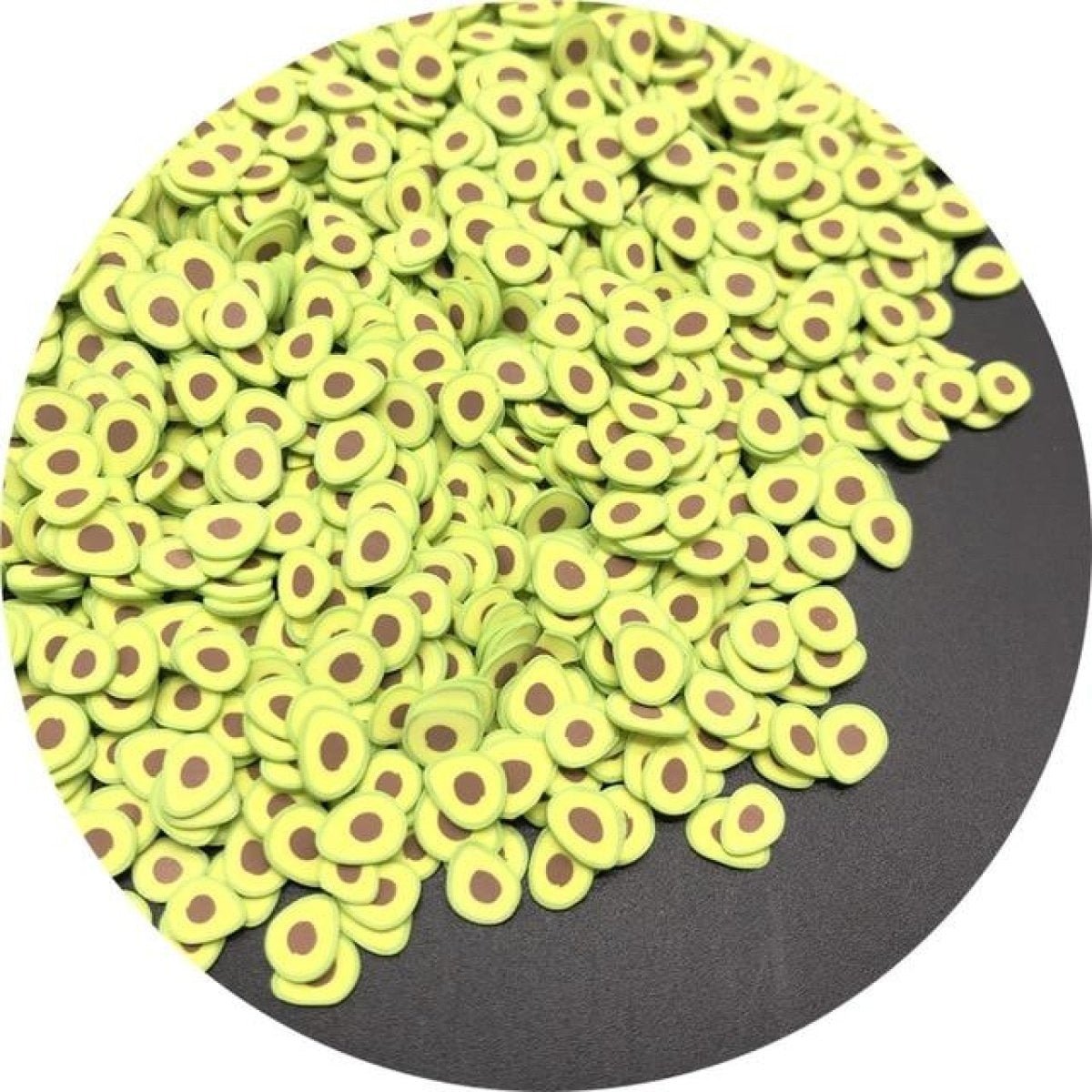 1000pcs 3-6mm Mixed Fruit Animal Clay Beads Decoration Crafts Scrapbook Nail Art - Teddies - Asia Sell