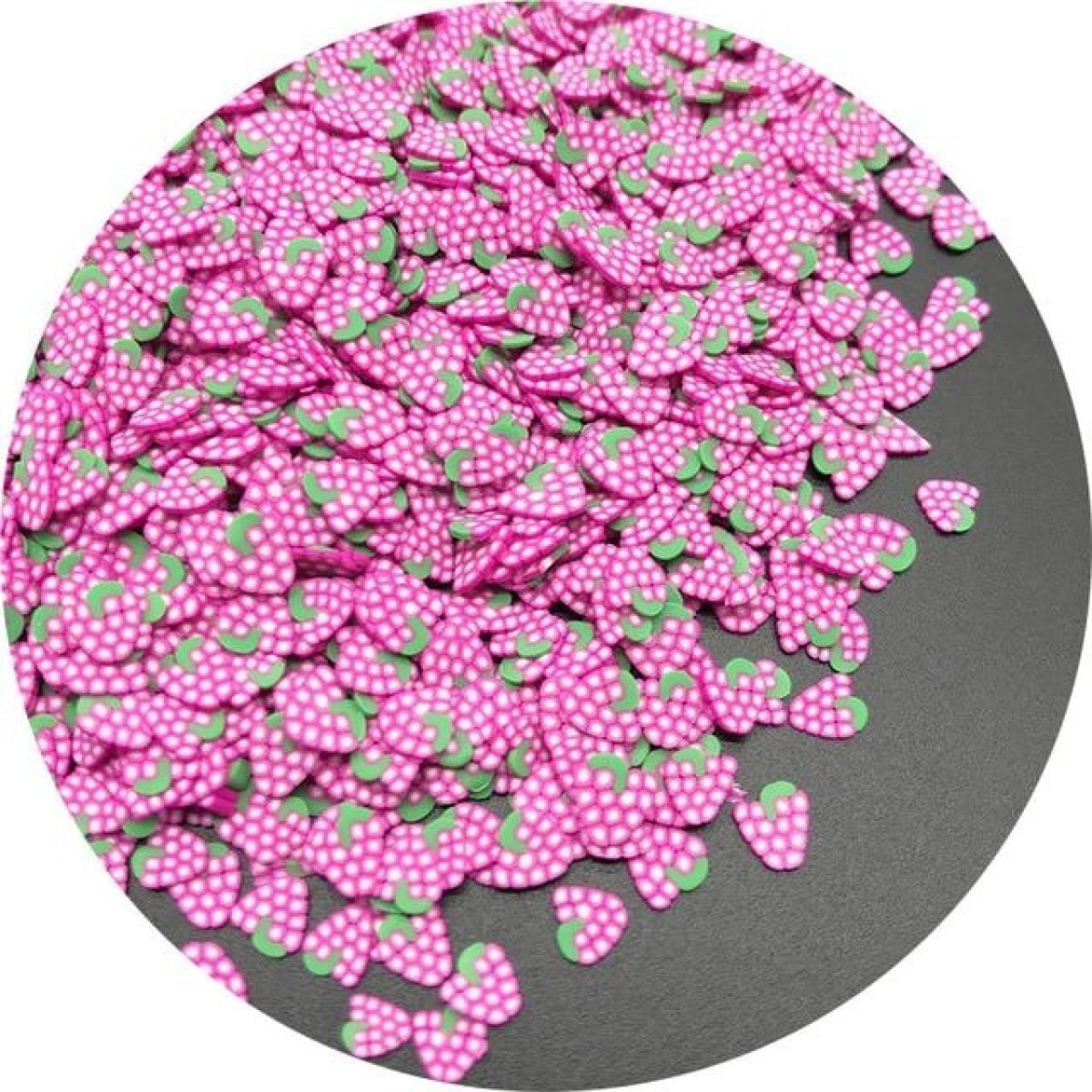 1000pcs 3-6mm Mixed Fruit Animal Clay Beads Decoration Crafts Scrapbook Nail Art - Teddies - Asia Sell