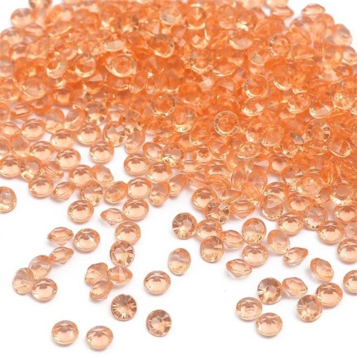 1000pcs 4.2mm Acrylic Diamond Crystal Bling Transparent For Wedding Party Decoration Table Scatter Bead - rose gold - 4.2mm - Asia Sell