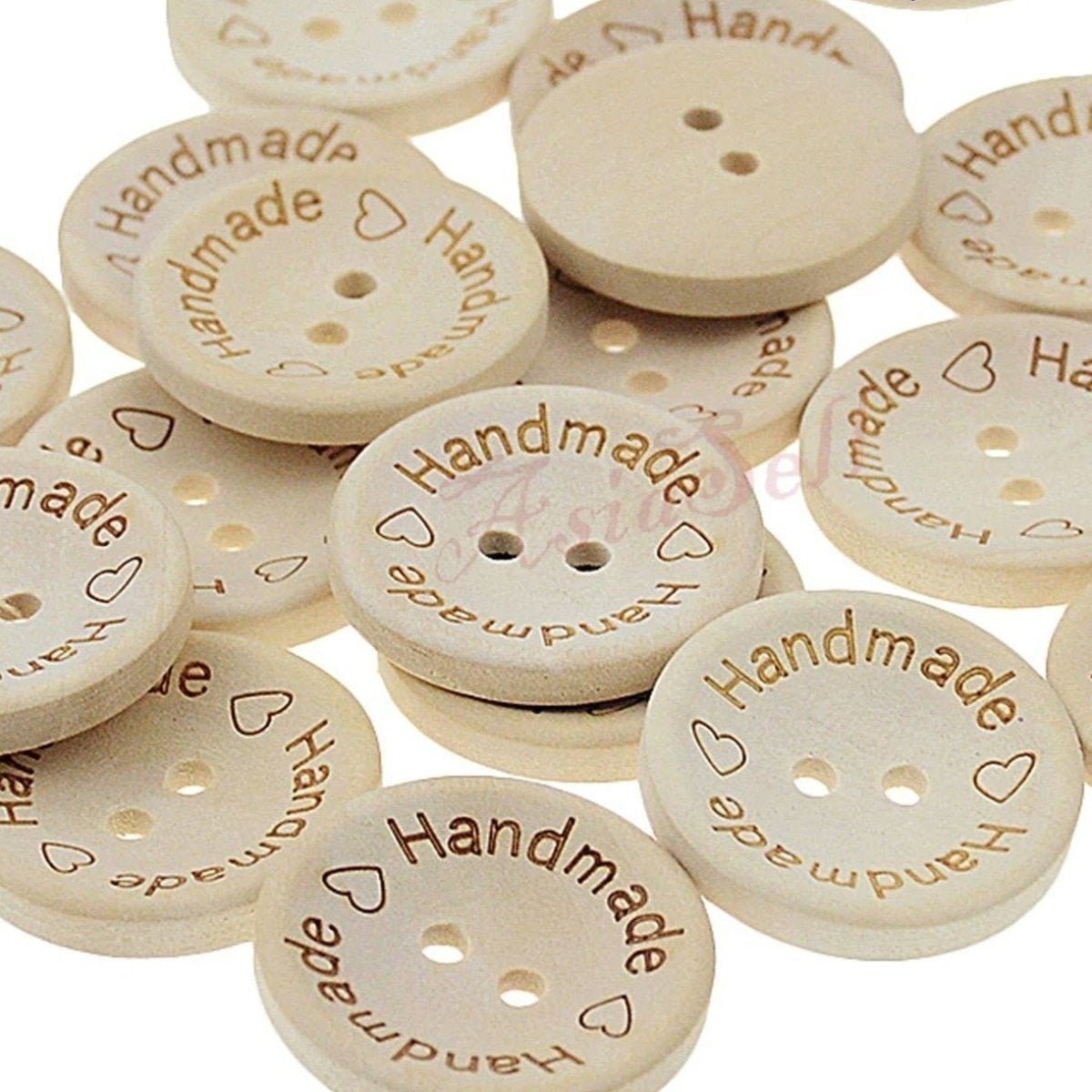 1000pcs Button Clothing Buttons Wood or Resin Scrapbooking Crafts Mixed Sets - Handmade 15-25mm - Asia Sell