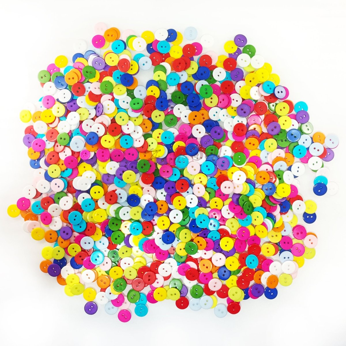 1000pcs Button Clothing Buttons Wood or Resin Scrapbooking Crafts Mixed Sets - Multicoloured 15mm - Asia Sell
