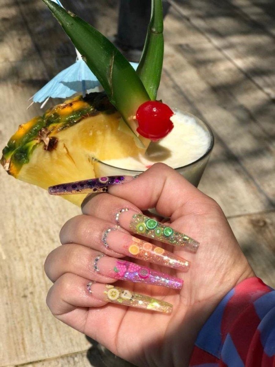 1000pcs Fruit Slice Nail Art Slices Charms 10g Decorations - Strawberries 2 - Asia Sell