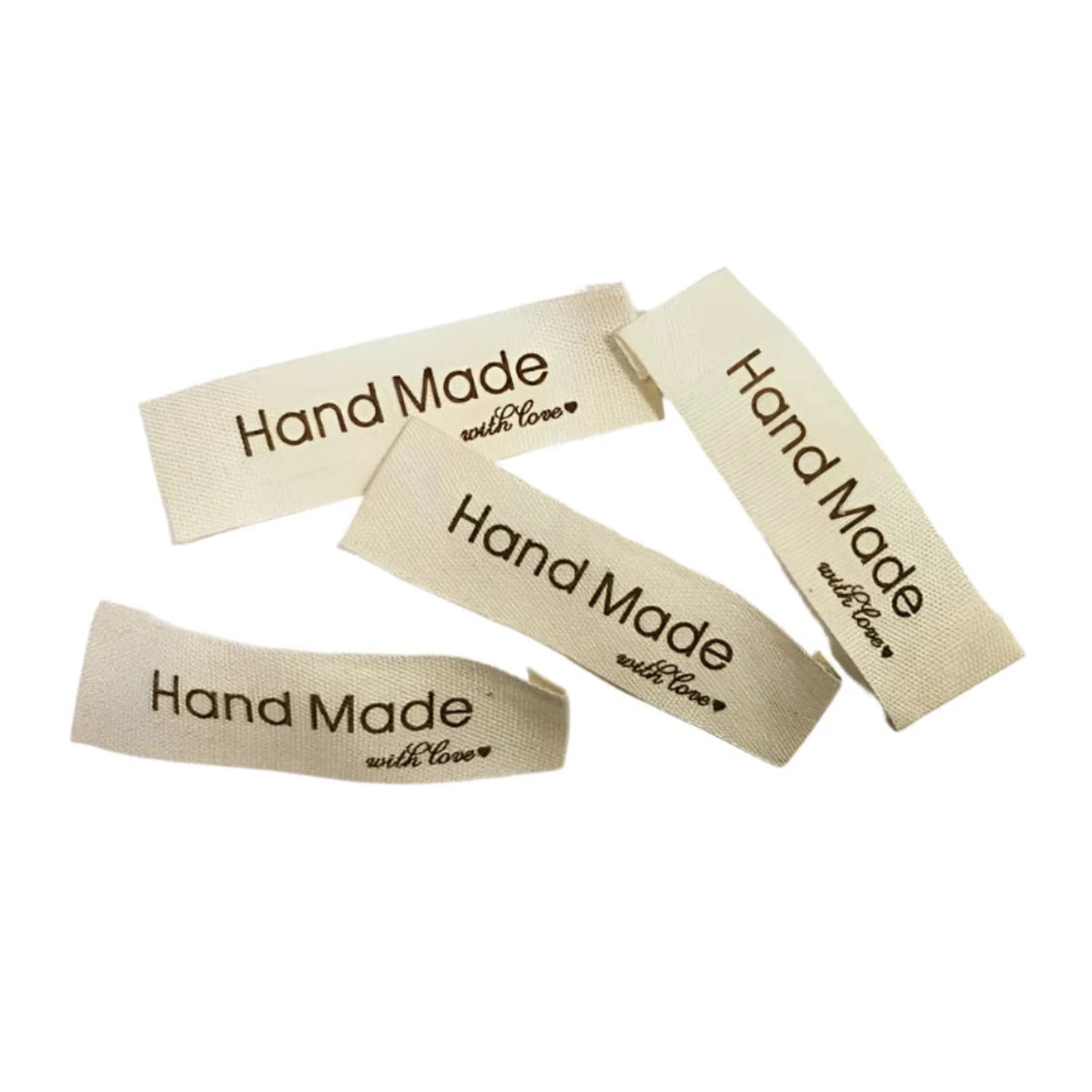 100PCS_White_Hand_Made_With_Love_Cotton_Woven_Labels_DIY_Craft_Quilting_Bags_Garment_Accessories_Materials