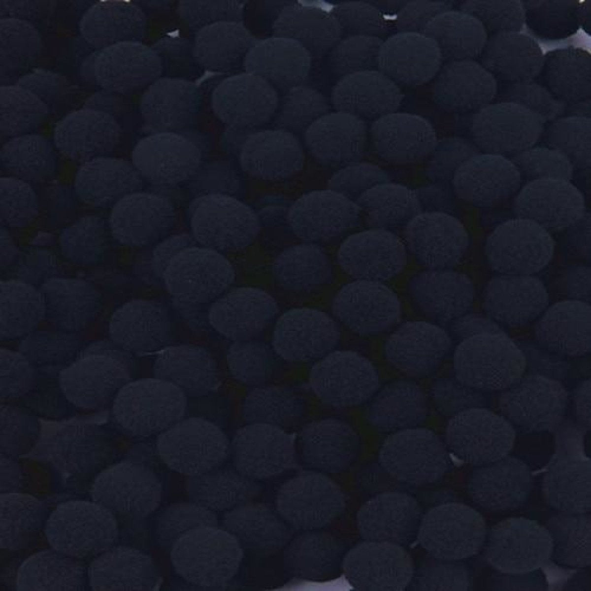 100g Pompoms 10mm Soft Fluffy Plush Balls Crafts Toys DIY Christmas Mixed - Black - Asia Sell