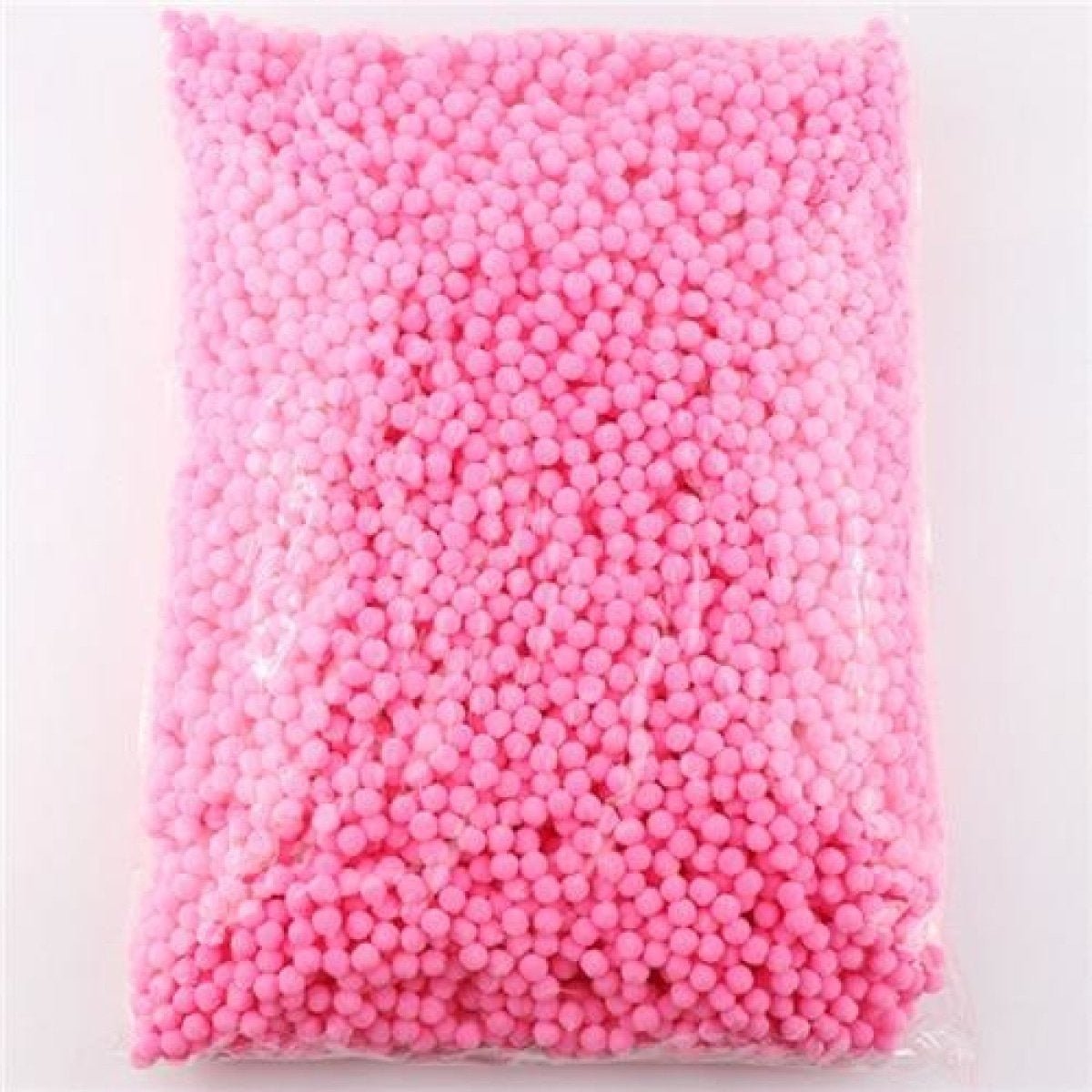 100g Pompoms 10mm Soft Fluffy Plush Balls Crafts Toys DIY Christmas Mixed - Dark Pink - Asia Sell
