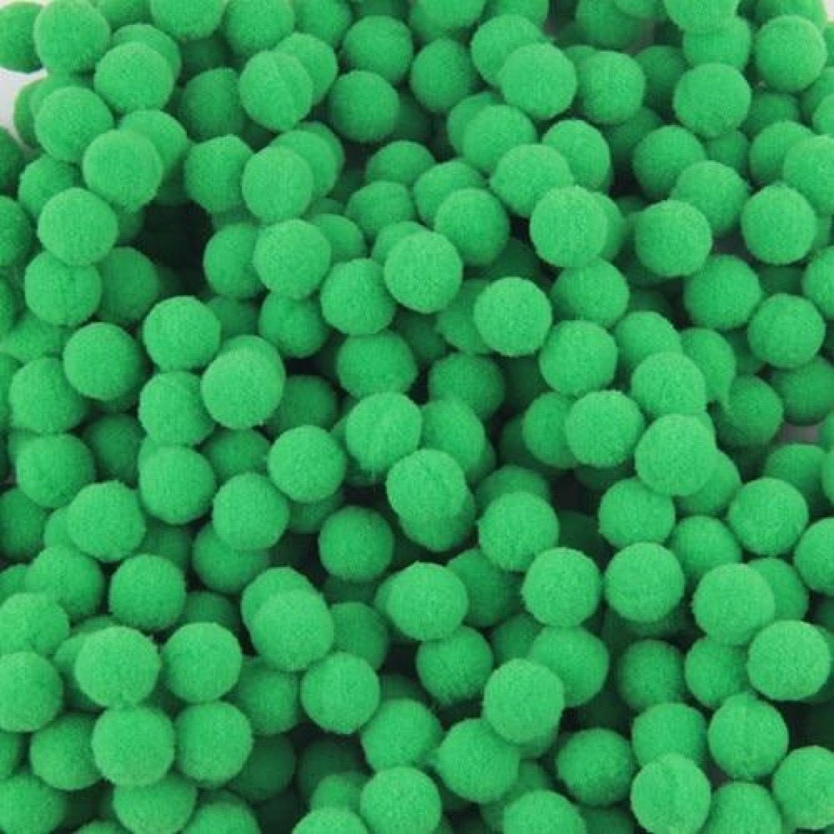 100g Pompoms 10mm Soft Fluffy Plush Balls Crafts Toys DIY Christmas Mixed - Green - Asia Sell