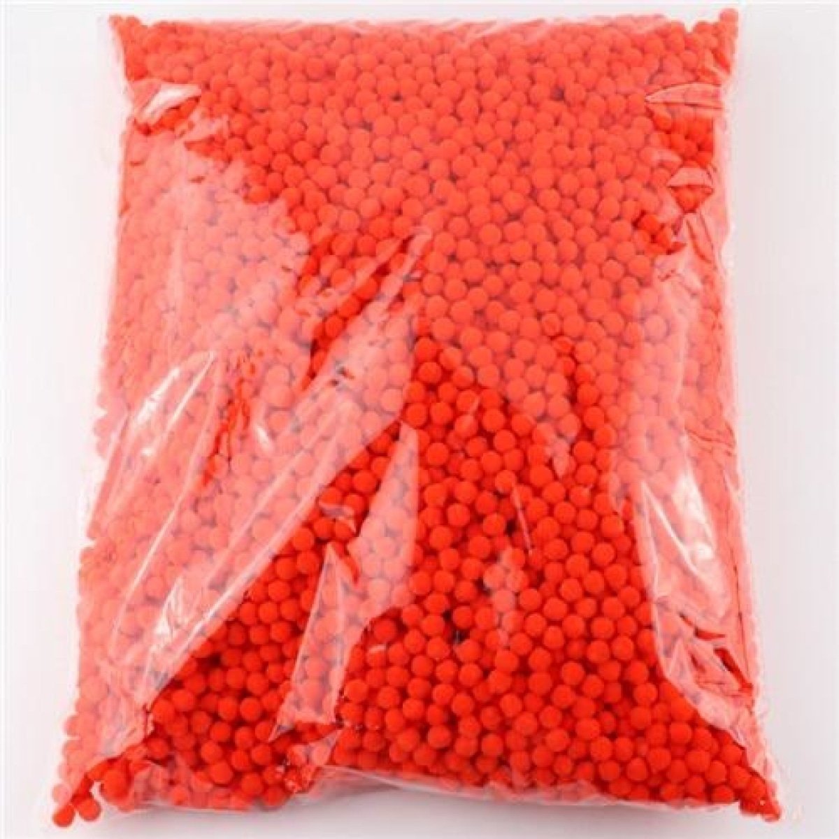 100g Pompoms 10mm Soft Fluffy Plush Balls Crafts Toys DIY Christmas Mixed - Red Orange - Asia Sell