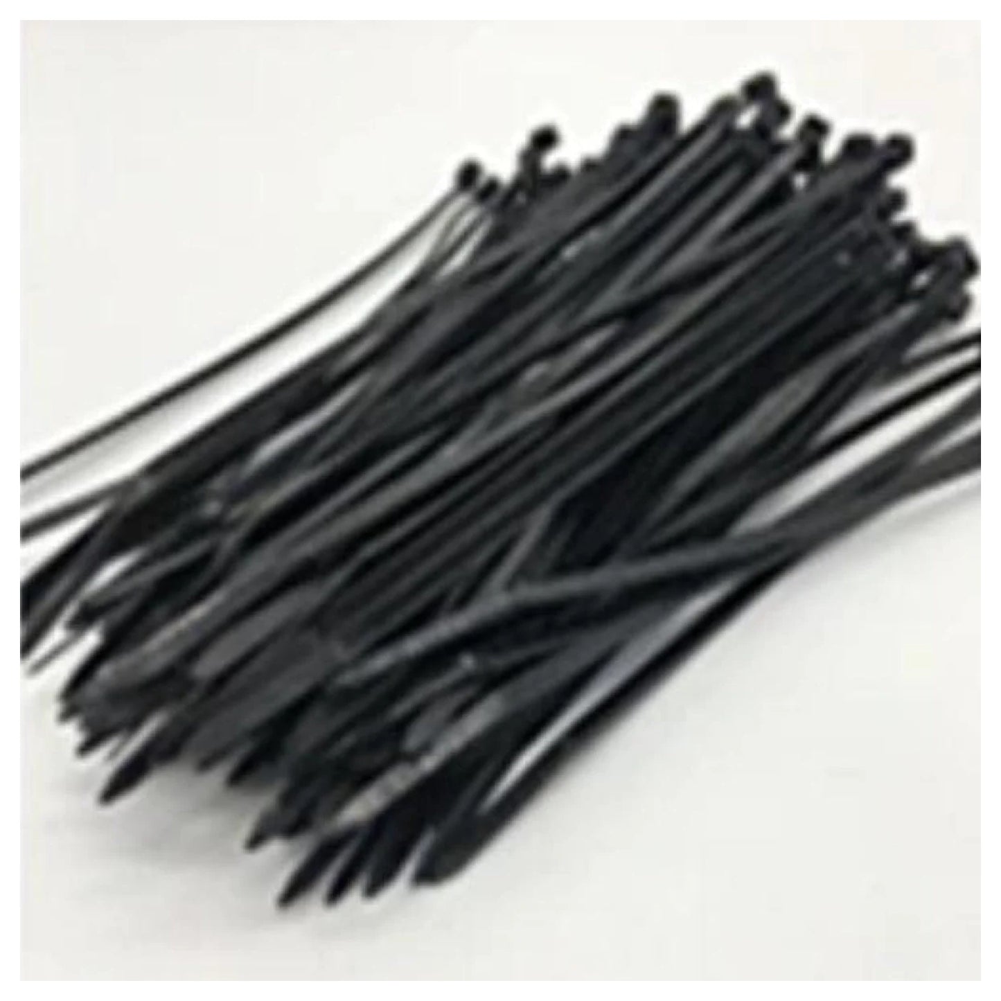 100pcs 100mm Black White Self locking Nylon Cable Zip Ties Plastic Cable Zip Tie Tool - - Asia Sell