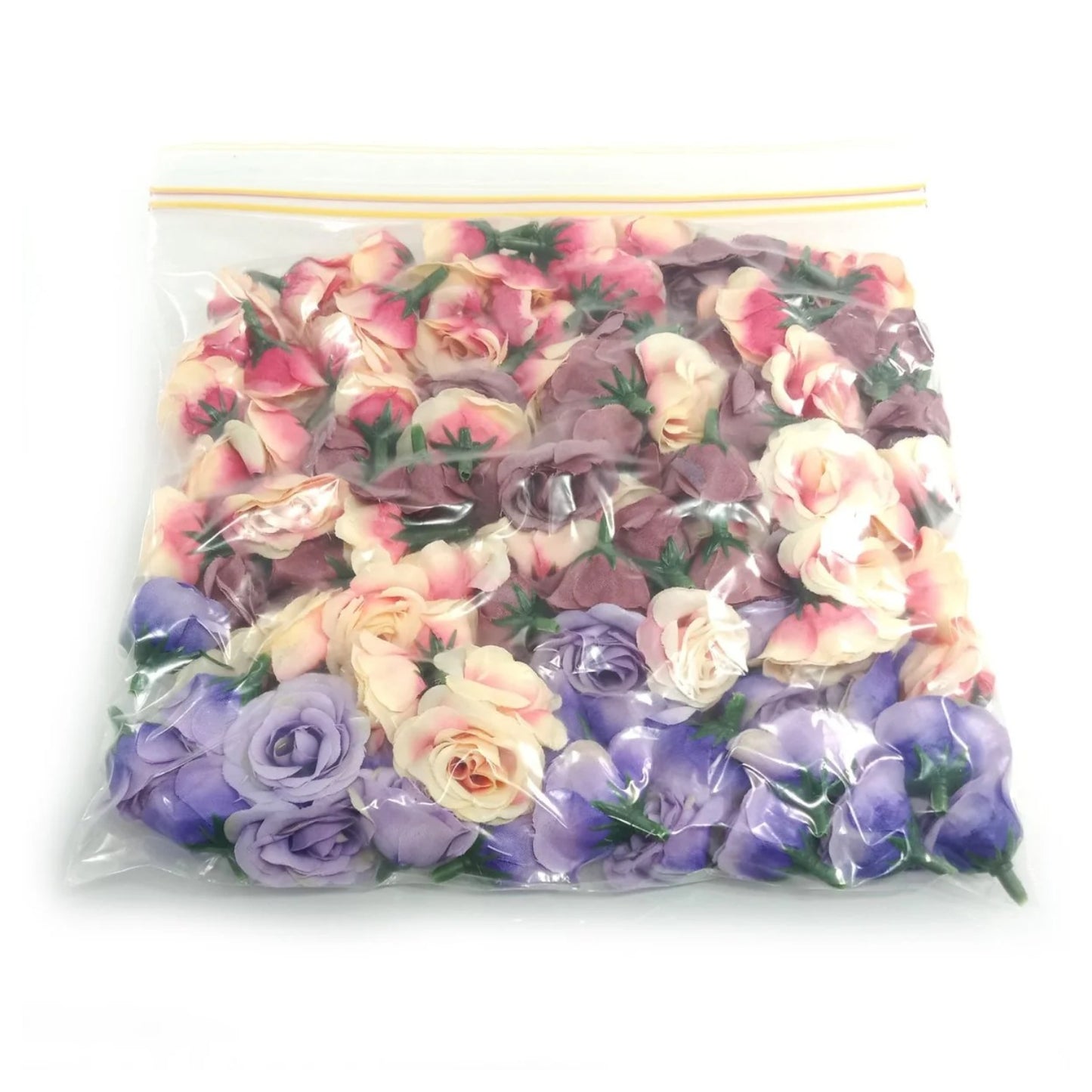 100pcs 2.5cm Mini Rose Cloth Artificial Flower For Wedding Party Home Decorations - - Asia Sell