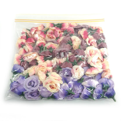 100pcs 2.5cm Mini Rose Cloth Artificial Flower For Wedding Party Home Decorations - Asia Sell