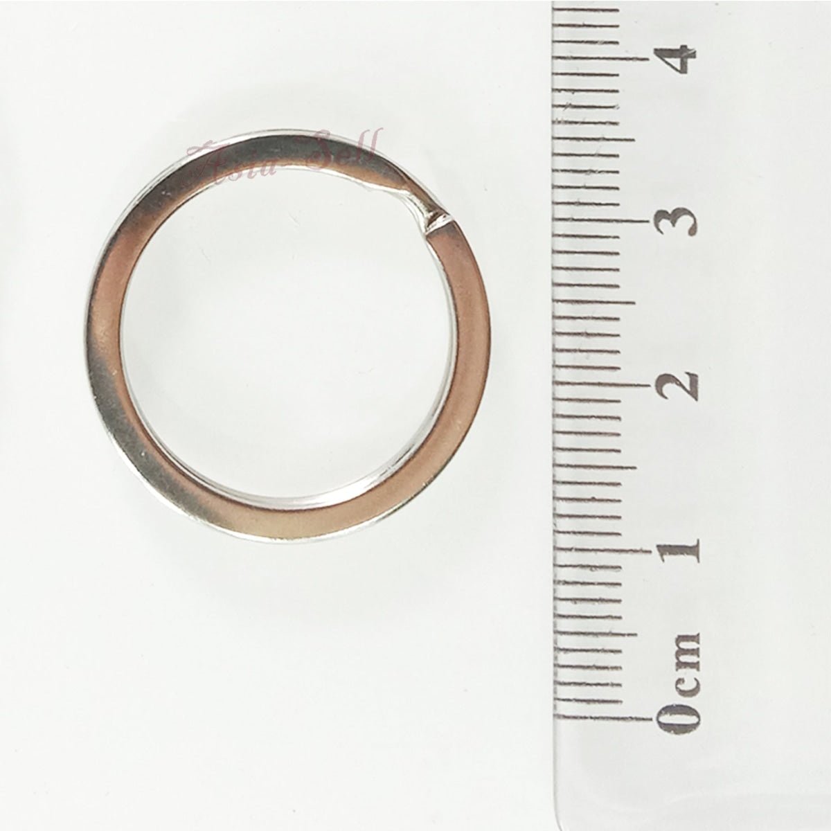 100pcs 25mm 30mm 32mm 35mm Flat Metal Key Ring Holder Split Rings Keyring - 35mm - - Asia Sell