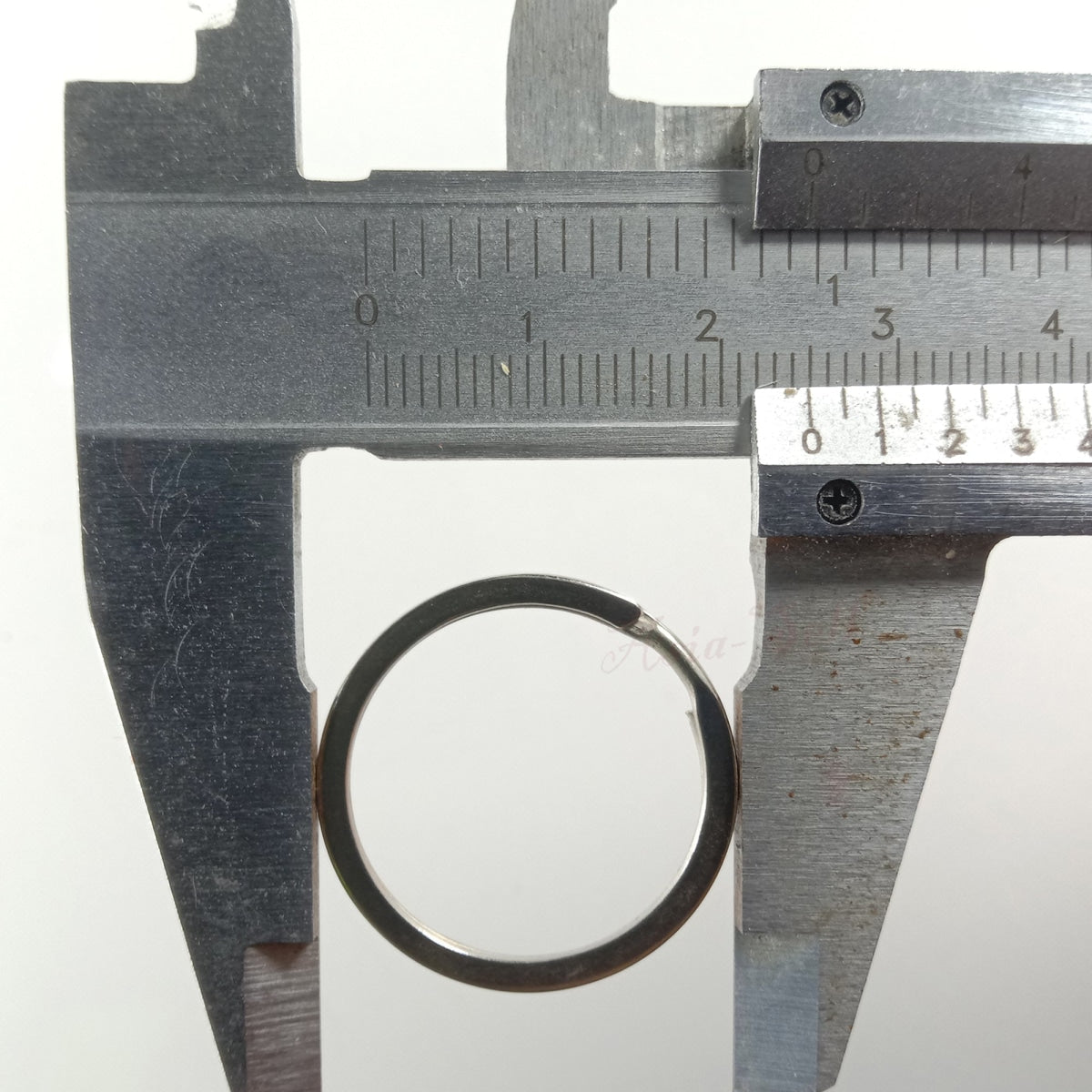 100pcs 25mm Flat Metal Key Ring Holder Split Rings Keyring Keychain Key Chain - Asia Sell