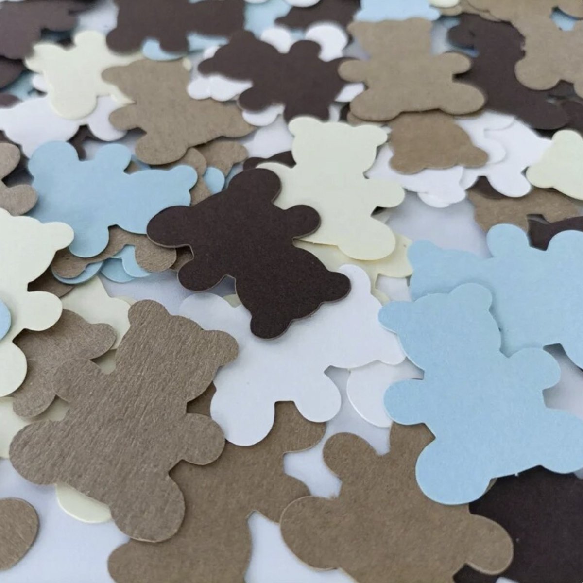 100pcs 30mm Cardboard Teddy Bear Baby Shower Table Scrapbooking Confetti Birthday Party Decorations Festivals - - Asia Sell