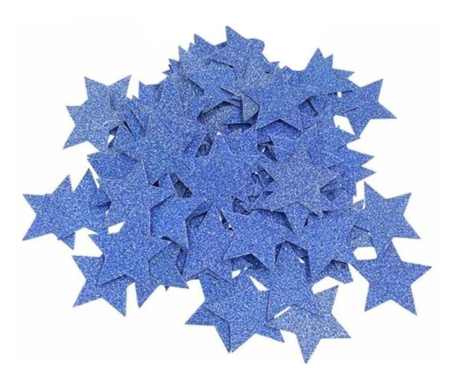 100pcs 3cm Stars BLUE GLITTER SPARKLES Birthday Wedding Party Decorations Confetti - - Asia Sell