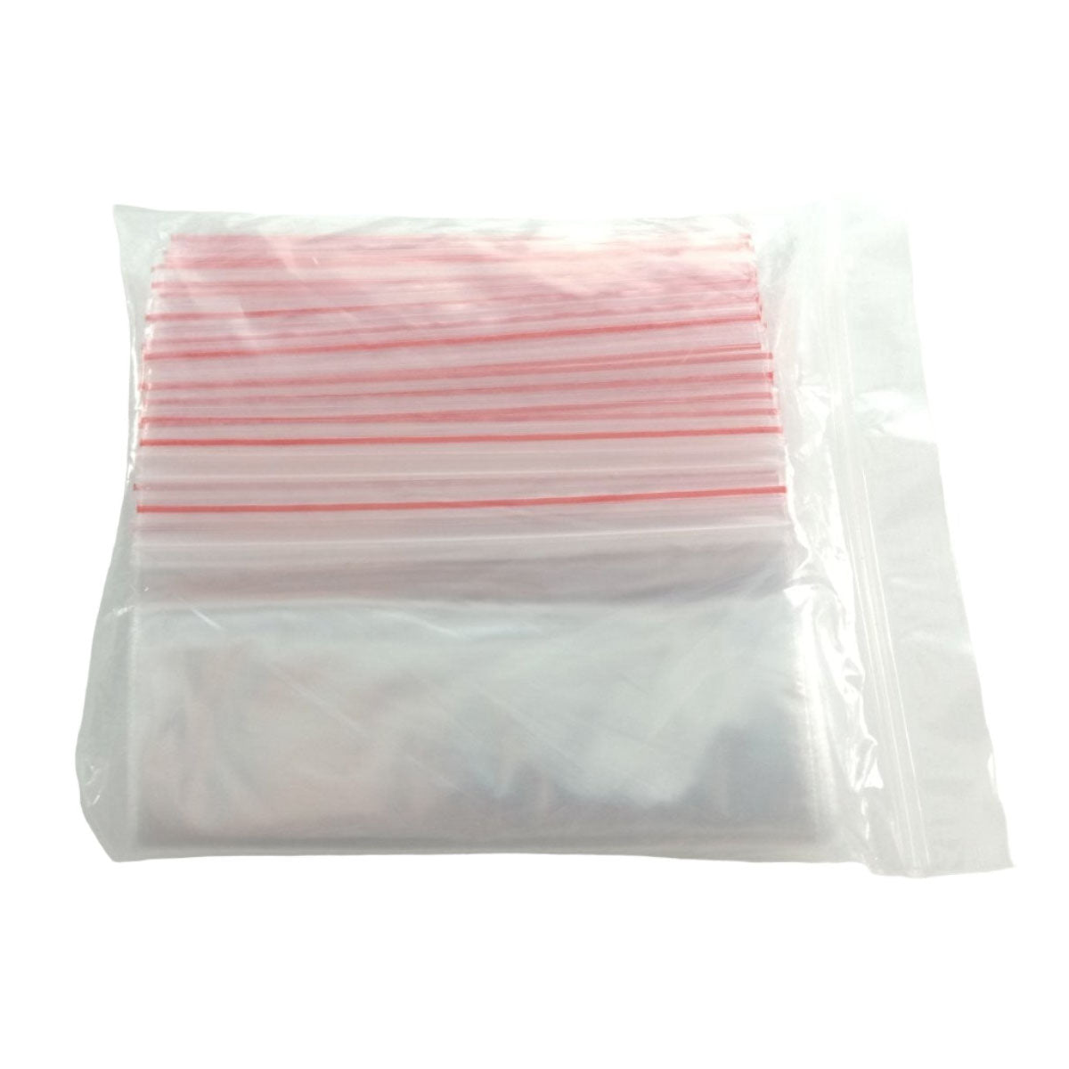 100pcs 4-15cm Plastic Zip Bags Clipseal Sealer Satchels Decent Grip at Edge Thin Non-Food Safe - 10x15cm - Asia Sell