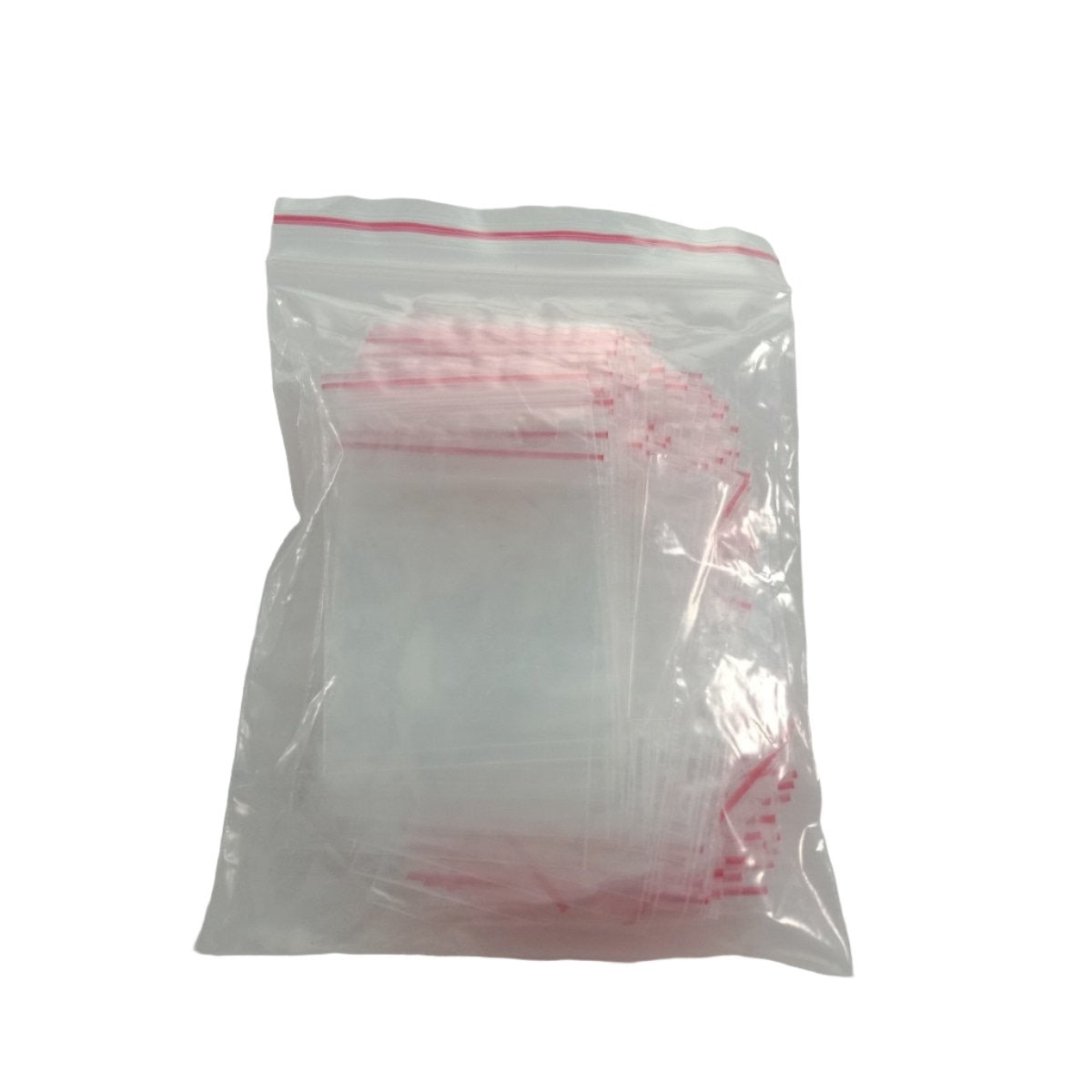 100pcs 4-15cm Plastic Zip Bags Clipseal Sealer Satchels Decent Grip at Edge Thin Non-Food Safe - 4x6cm - Asia Sell