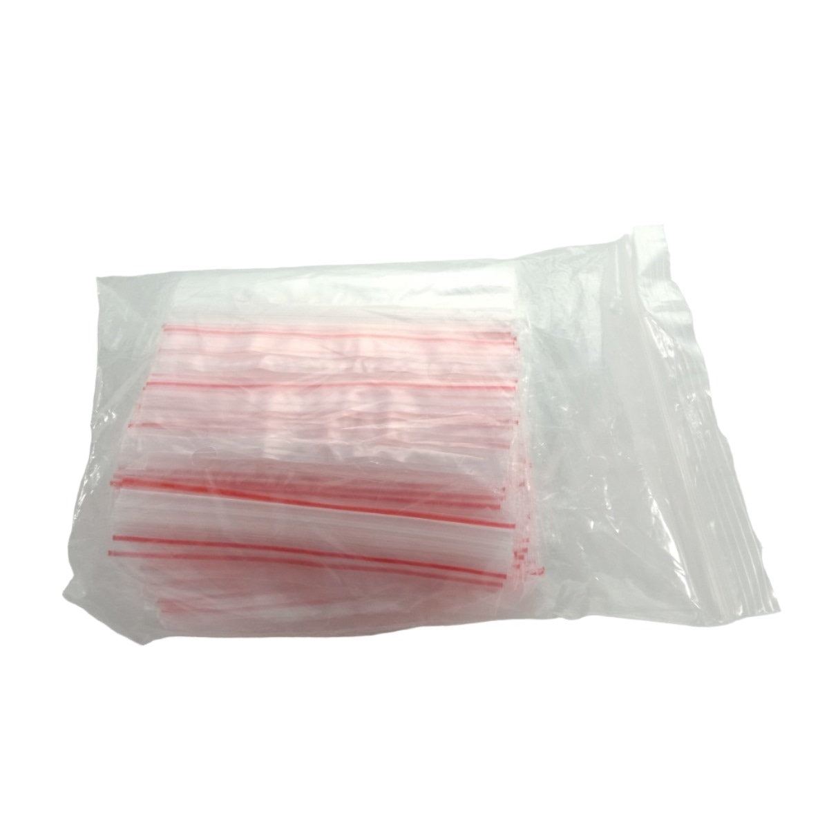 100pcs 4-15cm Plastic Zip Bags Clipseal Sealer Satchels Decent Grip at Edge Thin Non-Food Safe - 9x13cm - Asia Sell