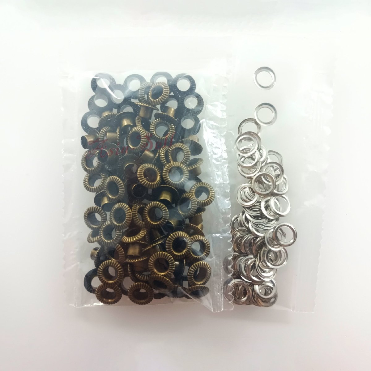 100pcs 4.5mm Striped Eyelets Rivets Metal Buttonholes Buckle Clothing Buttons Bronze Chrome Silver Grey Gun Metal Craft - Bronze - Asia Sell