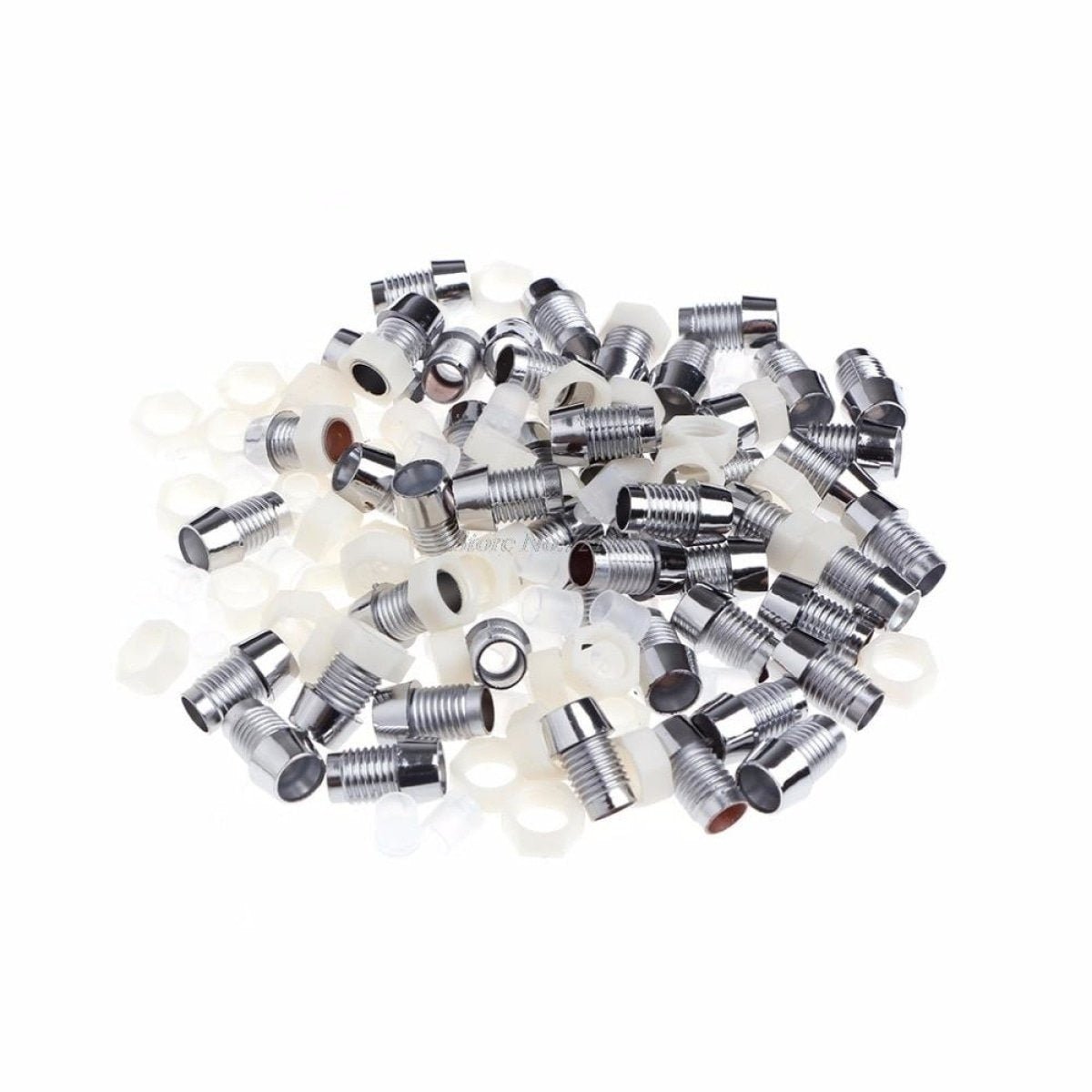 100pcs 5mm 8mm 10mm Chrome LED Holder Plastic Surround Bezel Panel Mount - 5mm - Asia Sell