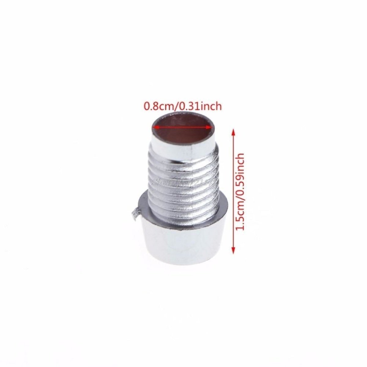100pcs 5mm 8mm 10mm Chrome LED Holder Plastic Surround Bezel Panel Mount - 5mm - Asia Sell