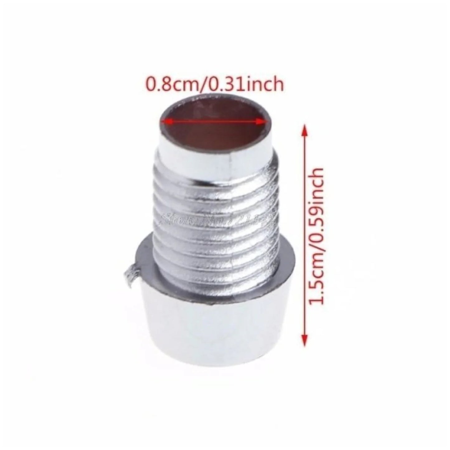 100pcs 5mm 8mm 10mm Chrome LED Holder Plastic Surround Bezel Panel Mount - 5mm - Asia Sell