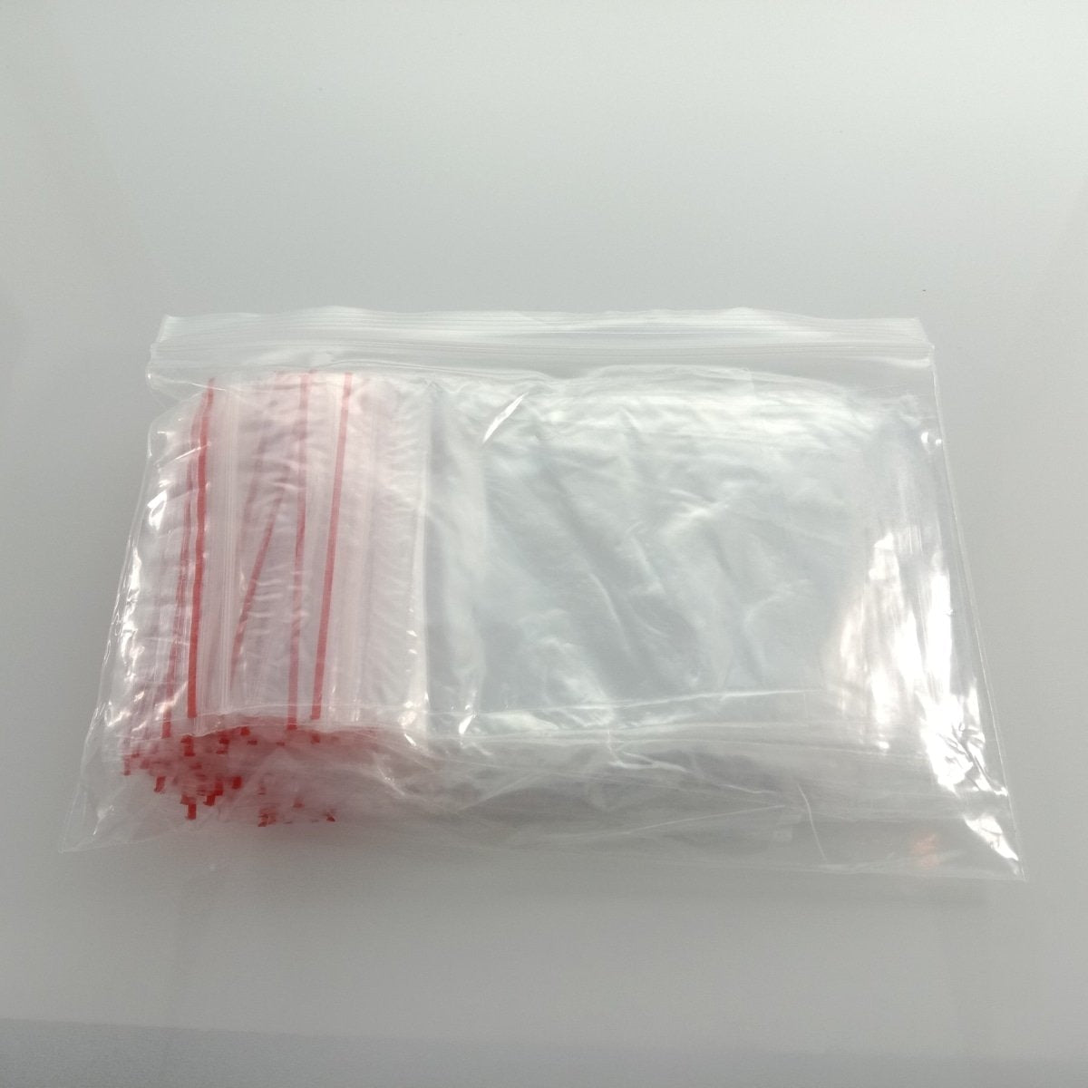 100pcs Clipseal Bags 7x10cm Satchels Small Plastic Zip Bags Sealer Thin - - Asia Sell
