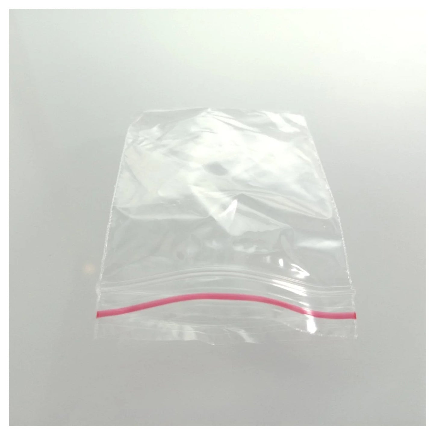 100pcs Clipseal Satchels 4x6cm Small Plastic Zip Bags Thin - - Asia Sell