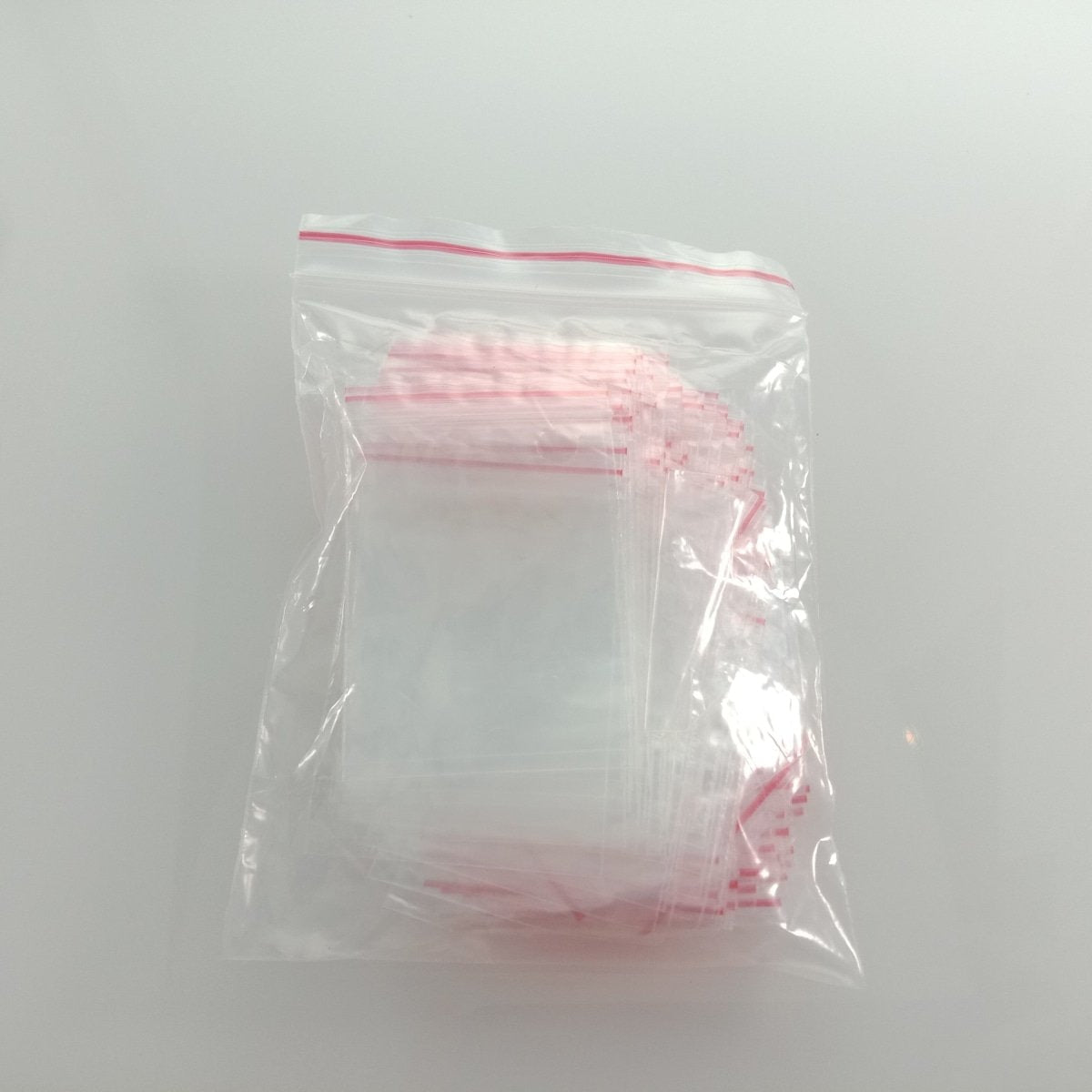 100pcs Clipseal Satchels 4x6cm Small Plastic Zip Bags Thin - - Asia Sell