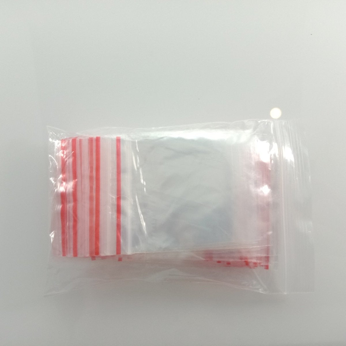 100pcs Clipseal Satchels 5x7cm Small Plastic Zip Bags Thin - - Asia Sell