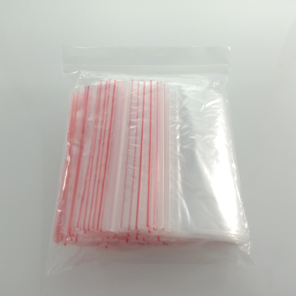 100pcs Clipseal Sealer Bags 8x12cm Small Plastic Zip Satchels Thin - - Asia Sell