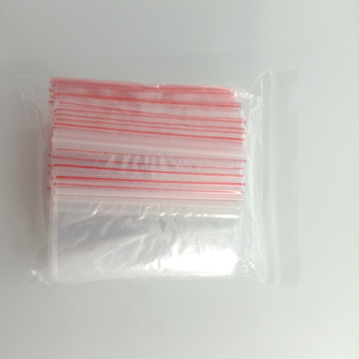100pcs Clipseal Sealer Bags 8x12cm Small Plastic Zip Satchels Thin - - Asia Sell