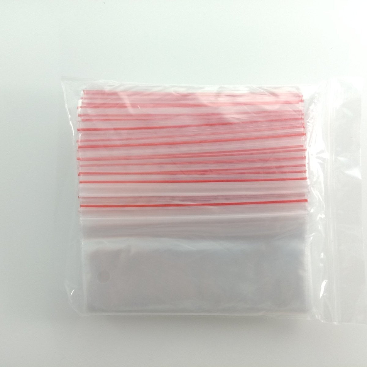 100pcs Clipseal Sealer Satchel 10x15cm Small Plastic Zip Bags Thin - - Asia Sell