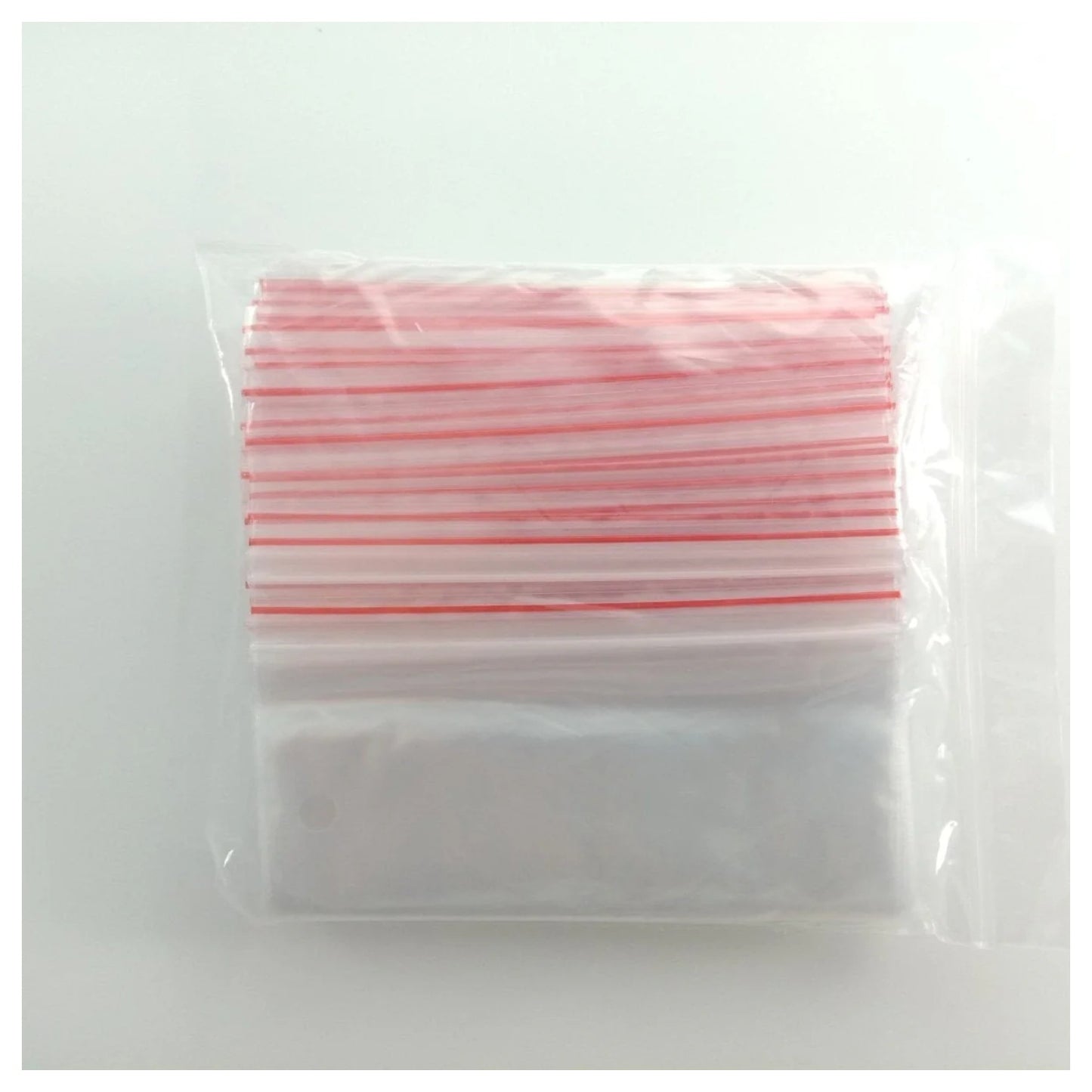 100pcs Clipseal Sealer Satchel 10x15cm Small Plastic Zip Bags Thin - - Asia Sell