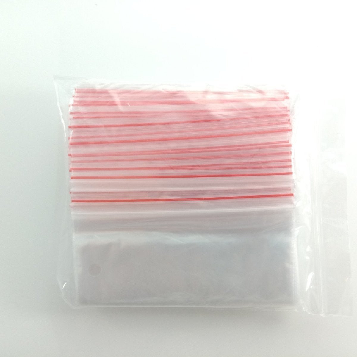 100pcs Clipseal Sealer Satchel 10x15cm Small Plastic Zip Bags Thin - - Asia Sell