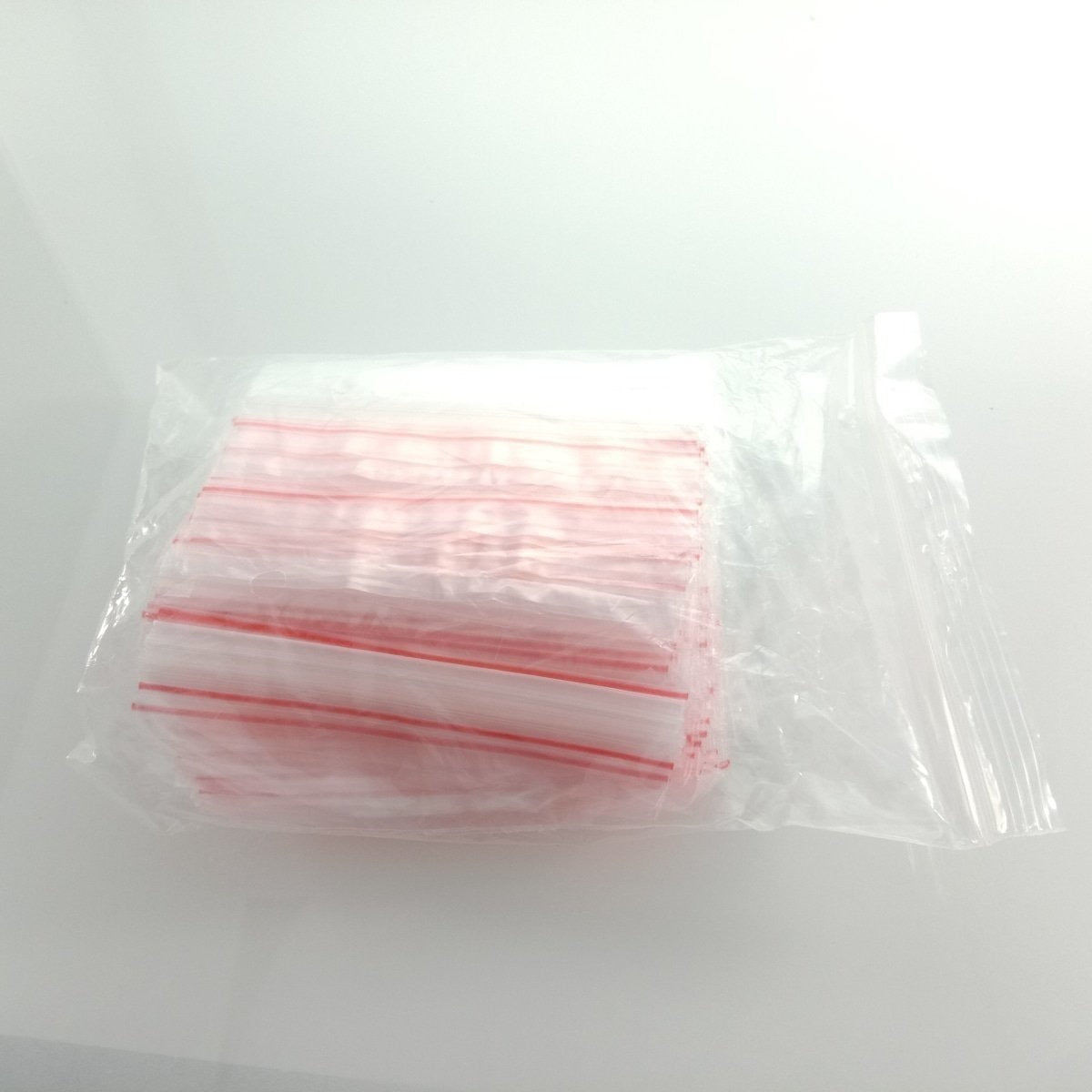 100pcs Clipseal Sealer Satchels 9x13cm Small Plastic Zip Bags Thin - - Asia Sell