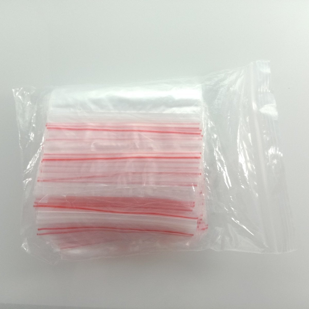 100pcs Clipseal Sealer Satchels 9x13cm Small Plastic Zip Bags Thin - - Asia Sell