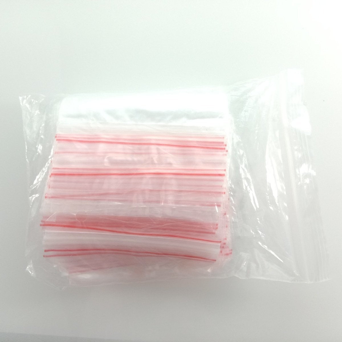 100pcs Clipseal Sealer Satchels 9x13cm Small Plastic Zip Bags Thin - - Asia Sell