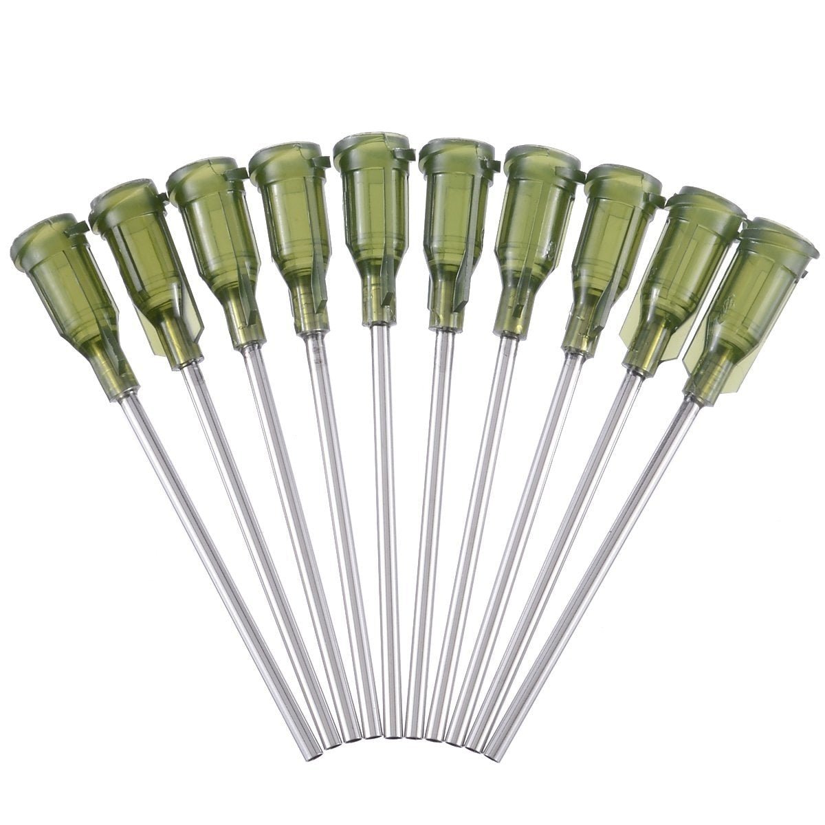 100pcs Dispensing Syringe Needles Tips 1.5" 14 Gauge Stainless Steel Syringe Needle Tips for Liquid Dispenser Syringe - - Asia Sell