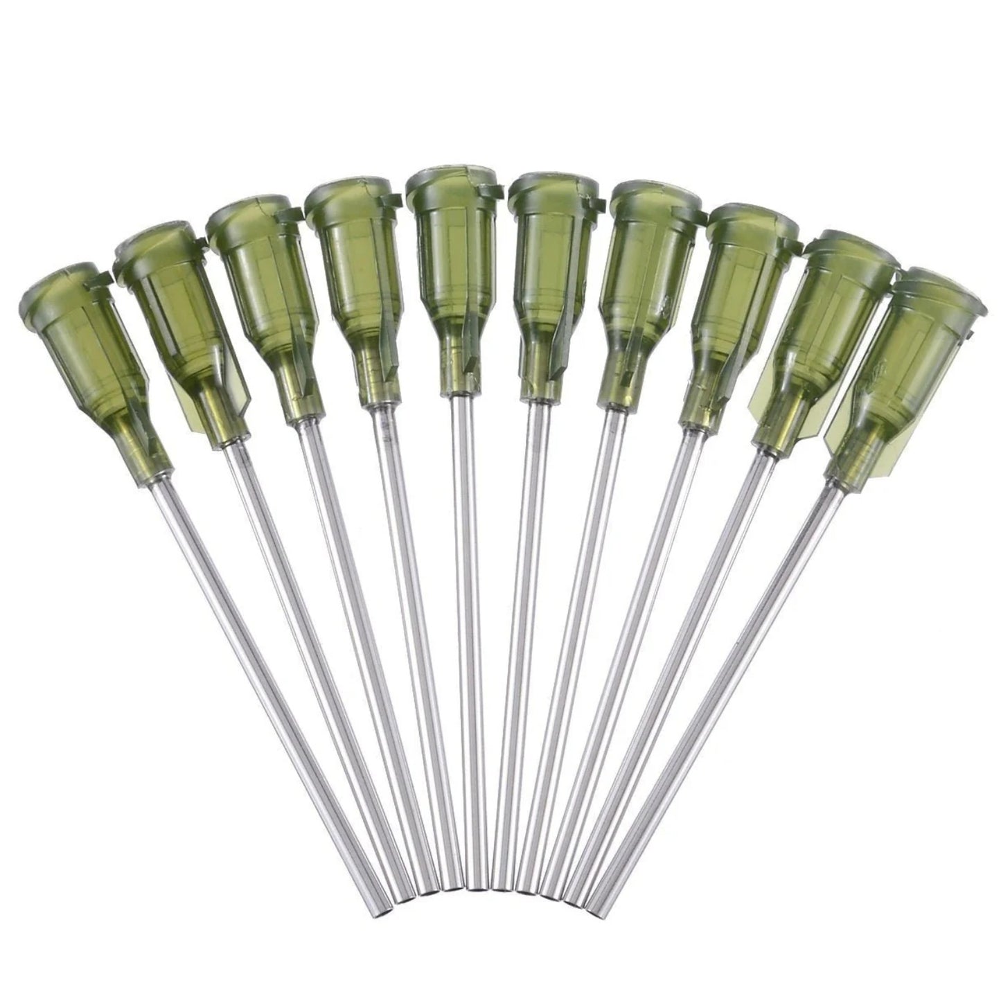 100pcs Dispensing Syringe Needles Tips 1.5" 14 Gauge Stainless Steel Syringe Needle Tips for Liquid Dispenser Syringe - - Asia Sell