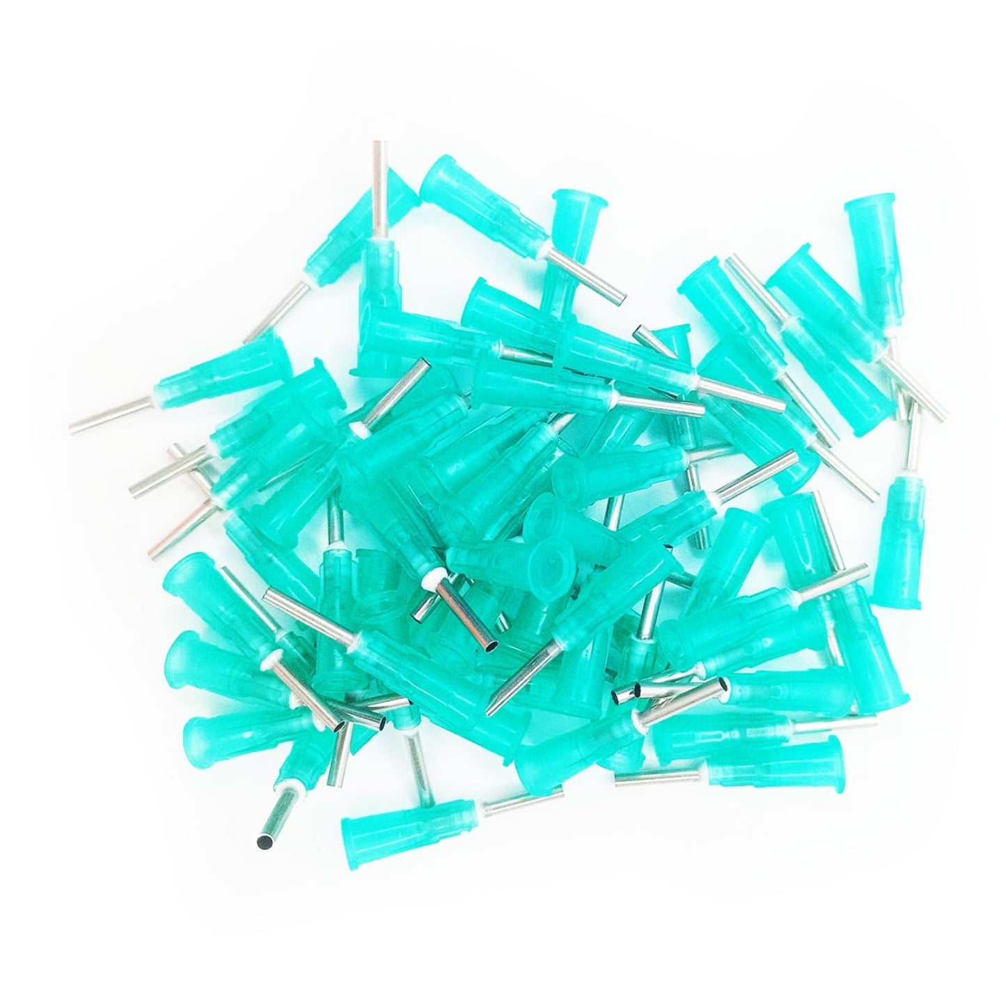 100pcs Glue Ink Oil Flux Dispensing Needles Syringe Needle Tips 14Ga 18Ga Stainless - 14GA - Asia Sell