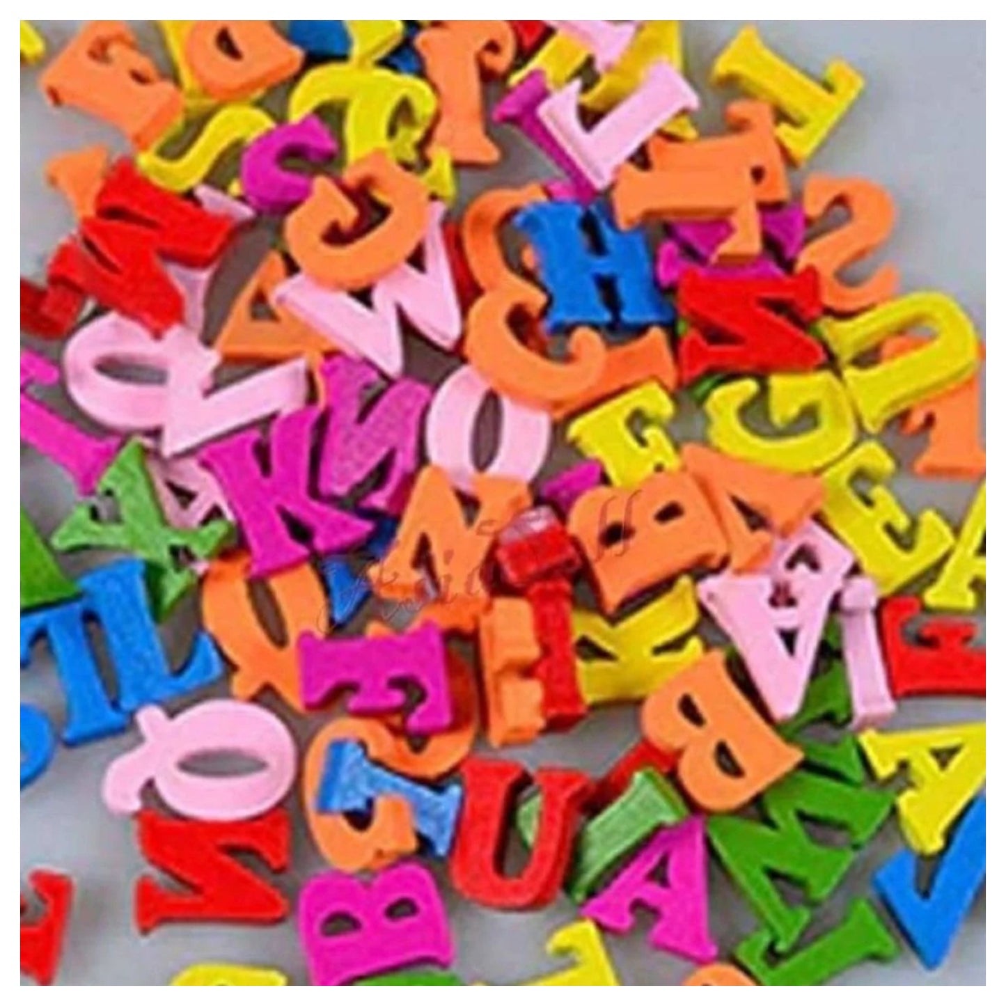 100pcs Letters Wooden DIY Craft Wood Alphabet Letters Lettering - - Asia Sell