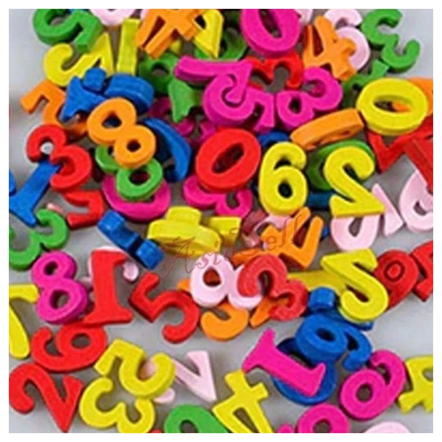 100pcs Numbers Wooden DIY Craft Wood Alphabet Letters Lettering - - Asia Sell