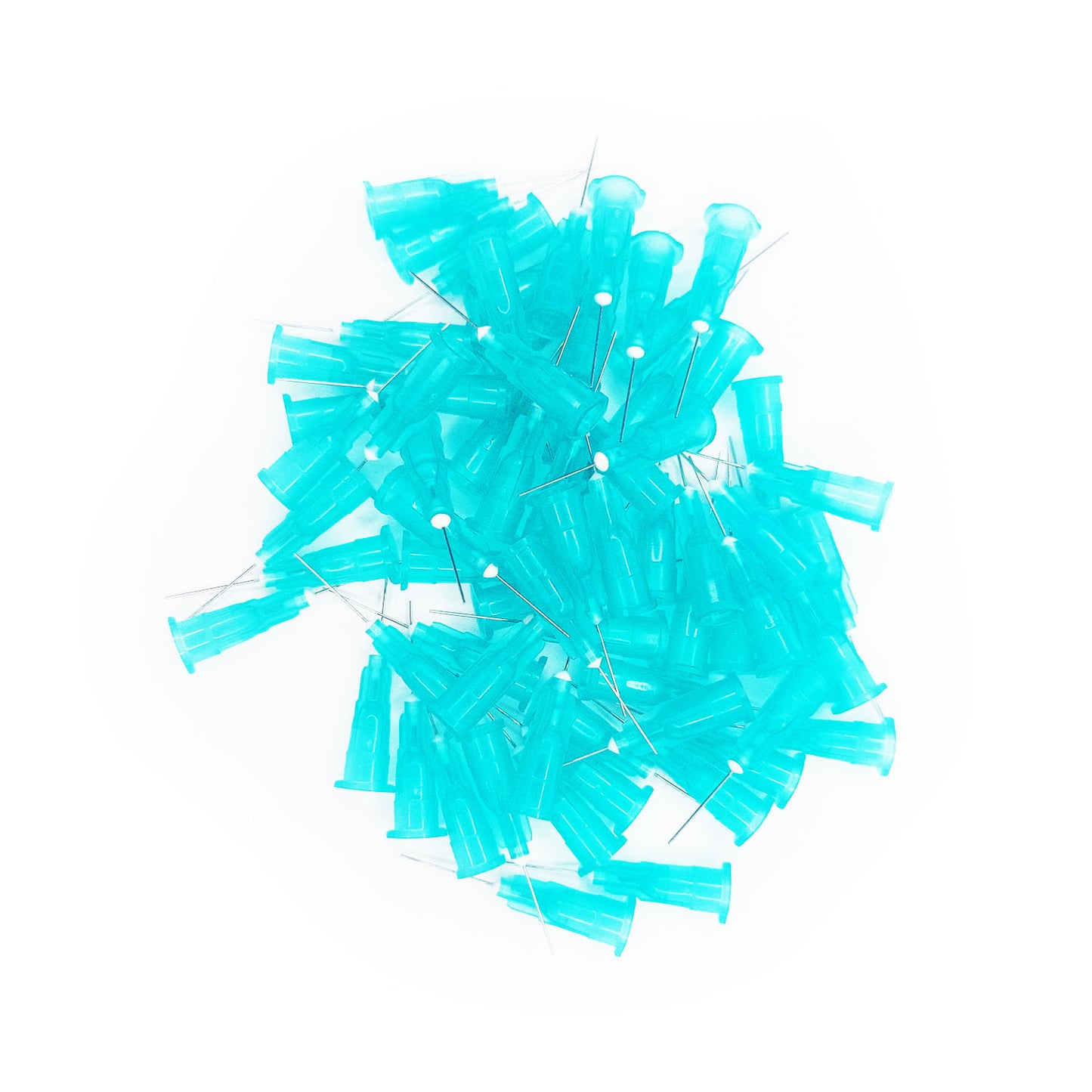 100x Dispensing Needle Tips S/S Glue Dispenser Needles 0.5" Tubing Length - 28G - Asia Sell