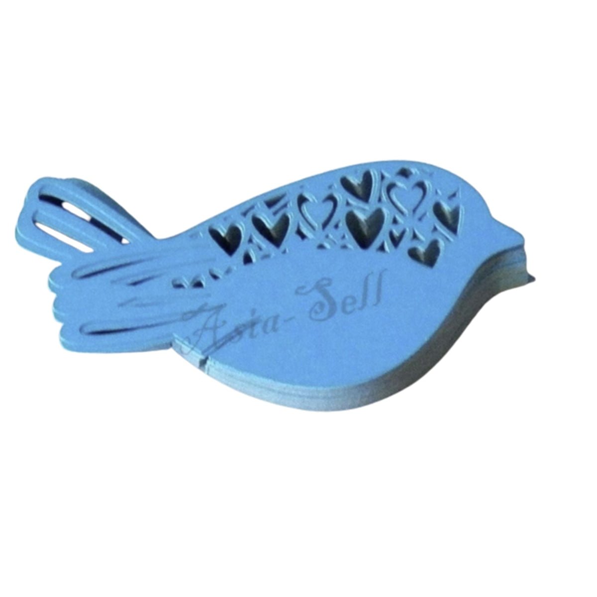 10/50pcs Bird Wine Glass Place Holder Name Cards 100x50mm Laser Cut Cardboard Wedding Table - 50pcs Dark Aqua - Asia Sell