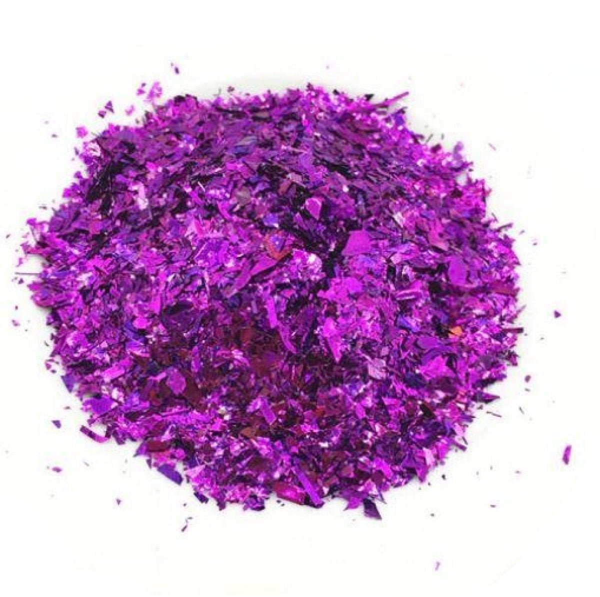 10g Holographic Nail Decoration Flakes Glitter DIY Nail Art 3D - Set A - Dark Purple - Asia Sell