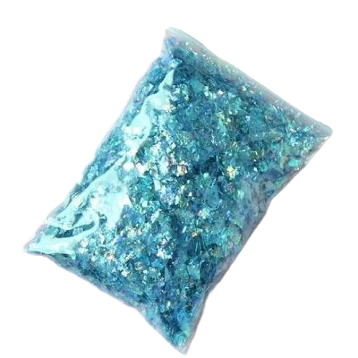 10g Holographic Nail Decoration Flakes Glitter DIY Nail Art 3D - Set A - Light Blue/Aqua - Asia Sell
